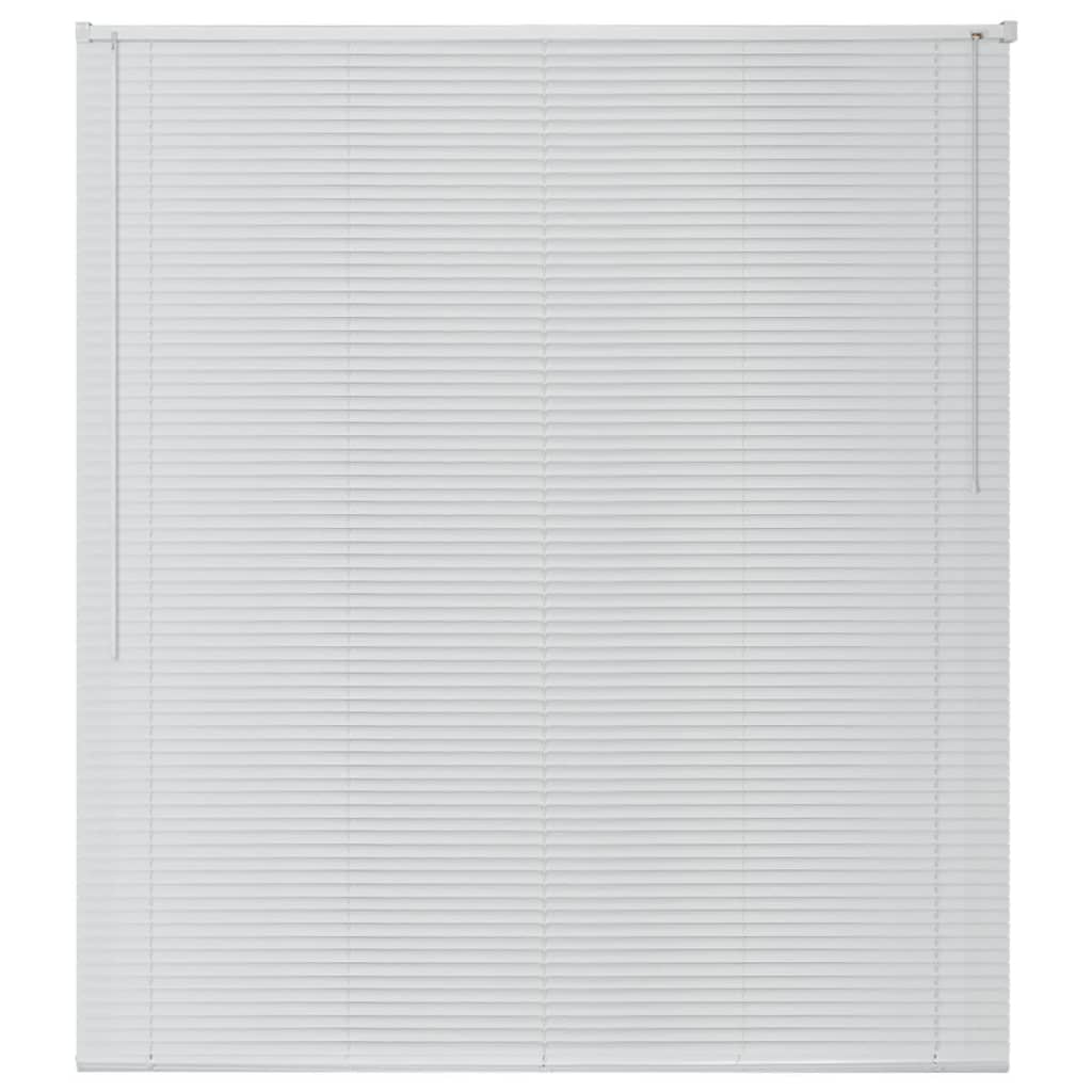 Vidaxl Sun Protection Aluminium 140x160 cm Weiß