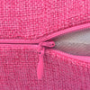 Vidaxl -Kissenbezüge 4 Stücke Leinen Look Pink 80x80 cm