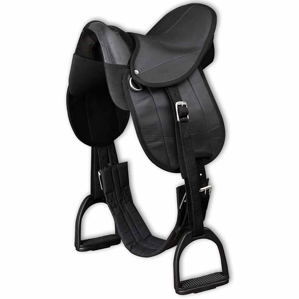 Vidaxl Pony Sattel Set 10 Schwarz