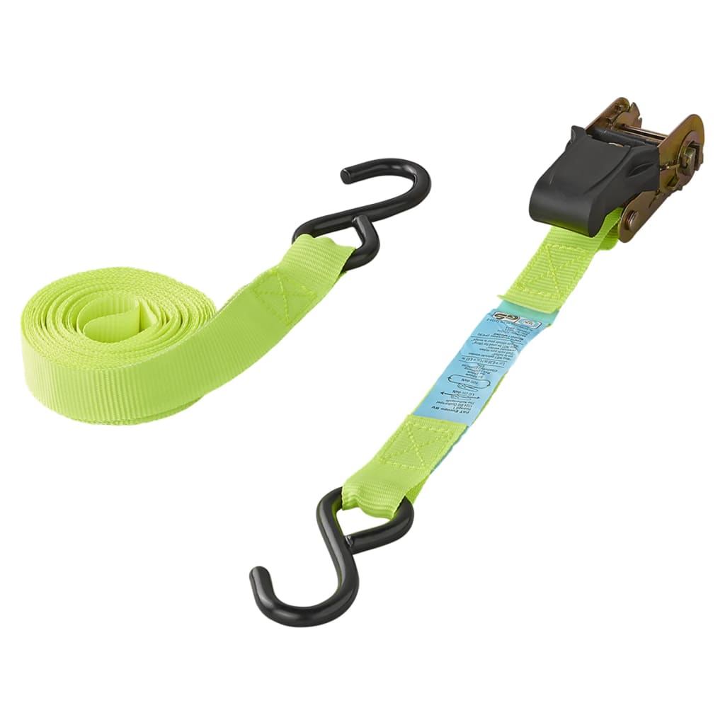 Proplus 4-teiliges Bandband-Set mit Ratschen und 2 Hooks 5 M 320205