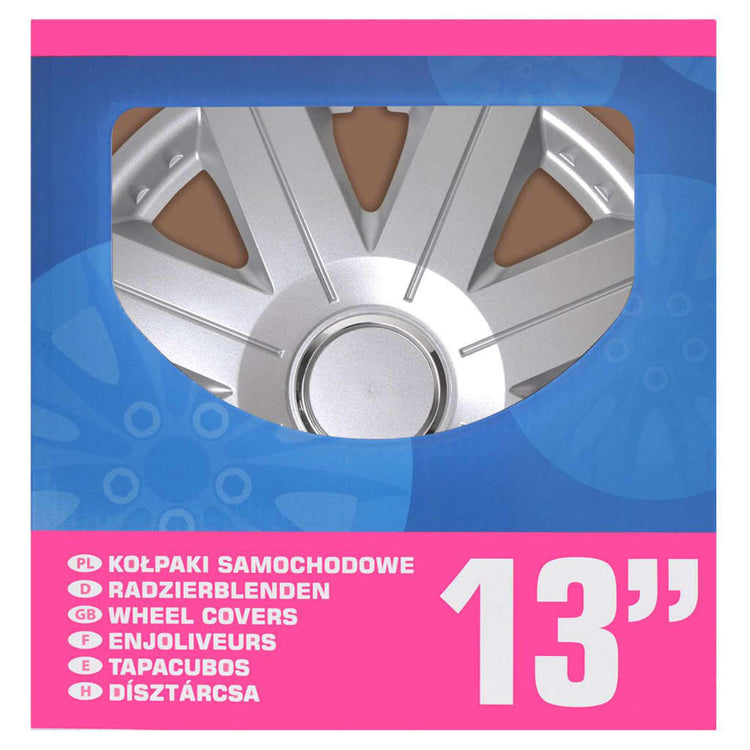 PREPLUS HUBCAPS 4 ST COSMOS 13 '' Silberfarben