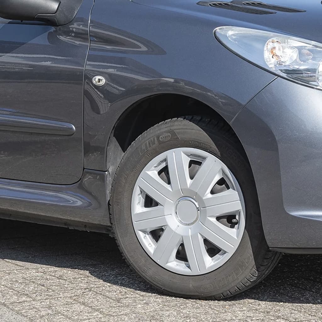 PREPLUS HUBCAPS 4 ST MERIDIAN 15 '' Silberfarben