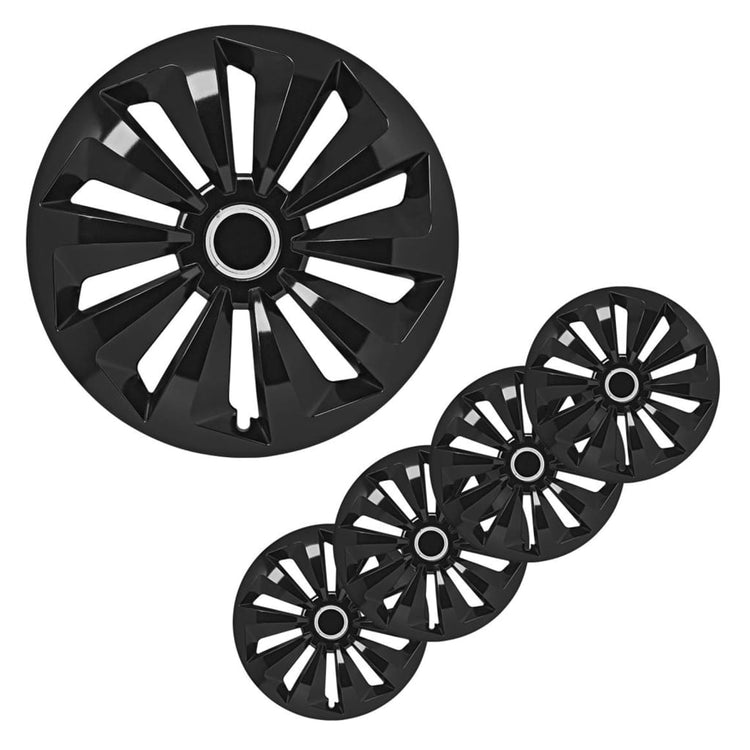 PREPLUS HUBCAPS 4 ST FOX 15 Schwarz