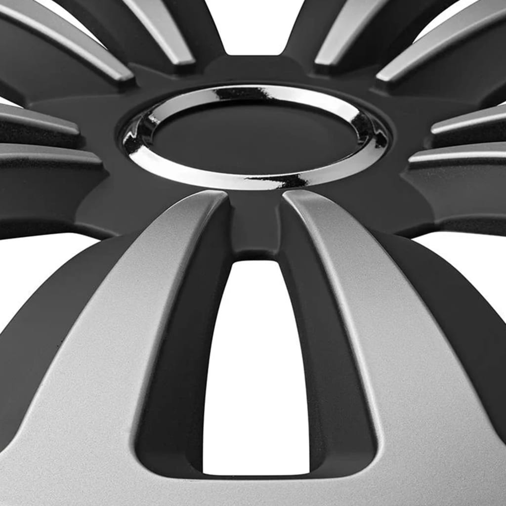 Proplus Hubcaps 4 St Terra 15 '' Silber farbig und schwarz