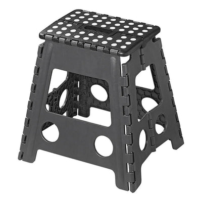 Proplus faltbarer Schritt schwarz grau 29 x 21,5 x 39,5 cm