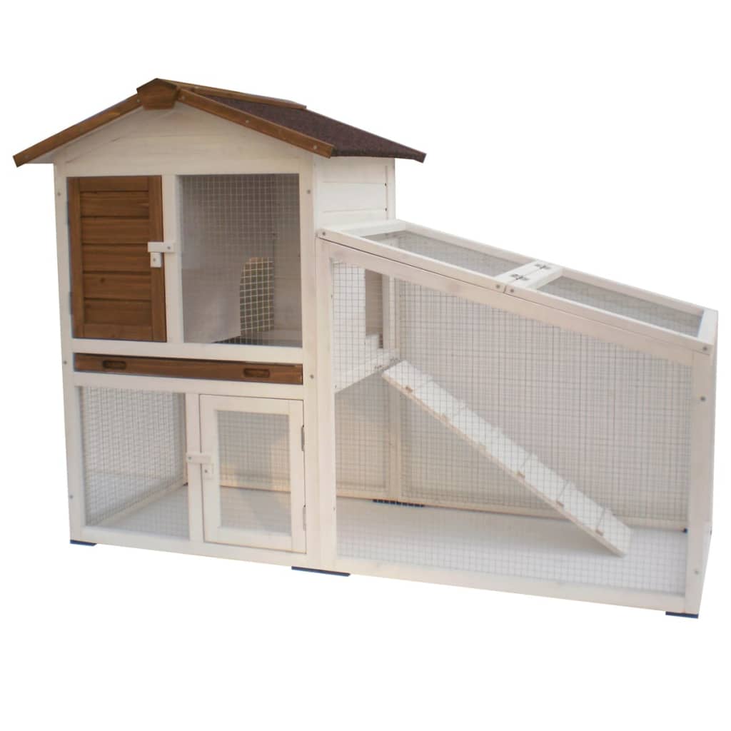 @pet @pet Rabbit Loft Tommy 140x65x100 cm Weiß und Brown 20072