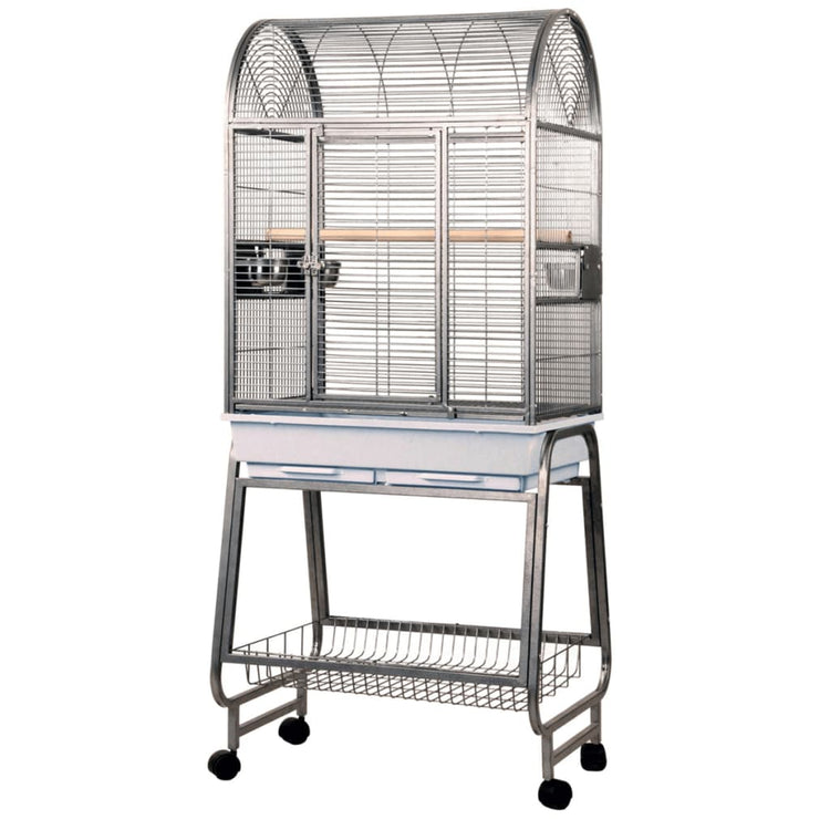 Starke starke Papagei Cage Villa Nora 67.7x51.5x154 cm Grau 93083