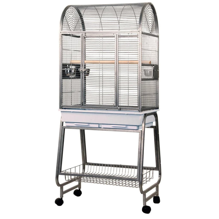 Starke starke Papagei Cage Villa Nora 67.7x51.5x154 cm Grau 93083