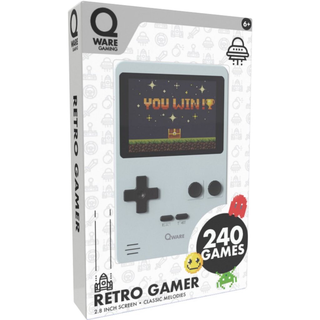 Andere Marken Qware Retro Game Computer 240 Games Grey