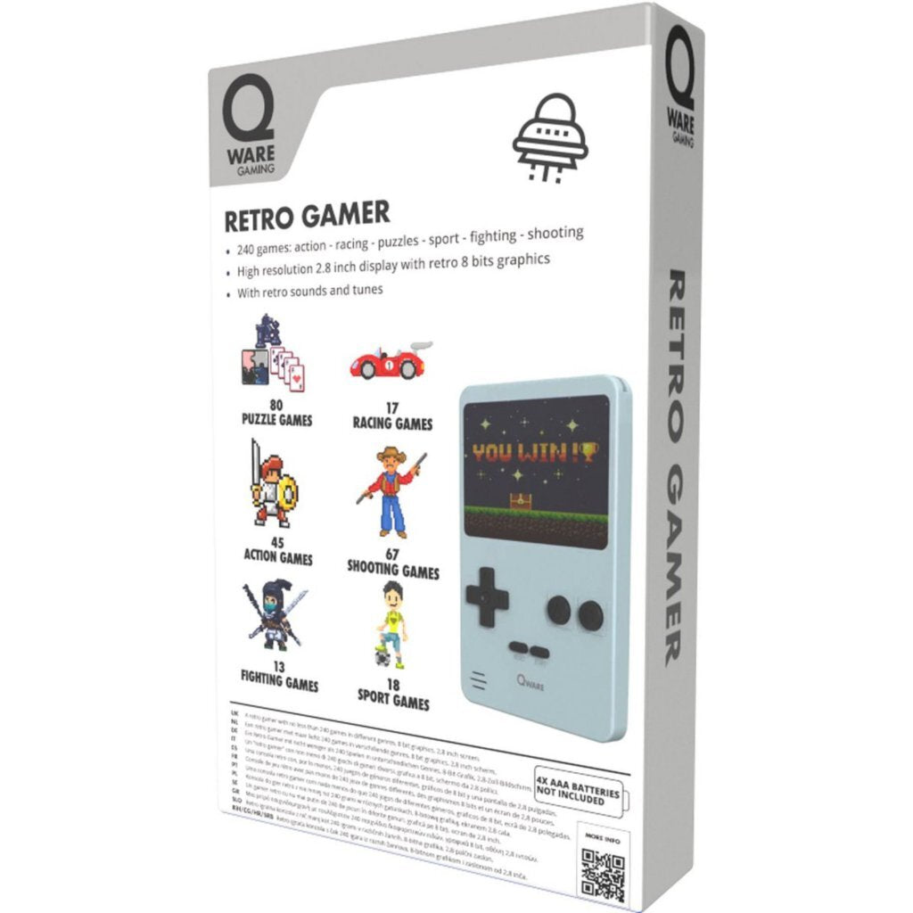 Andere Marken Qware Retro Game Computer 240 Games Grey