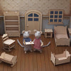 Das Mäusehaus-Möbelset für das Schlafzimmer. 6+