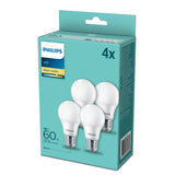 Philips LED -Lampe 60W E27 warmes Weiß 4 Stücke - afbeelding 2