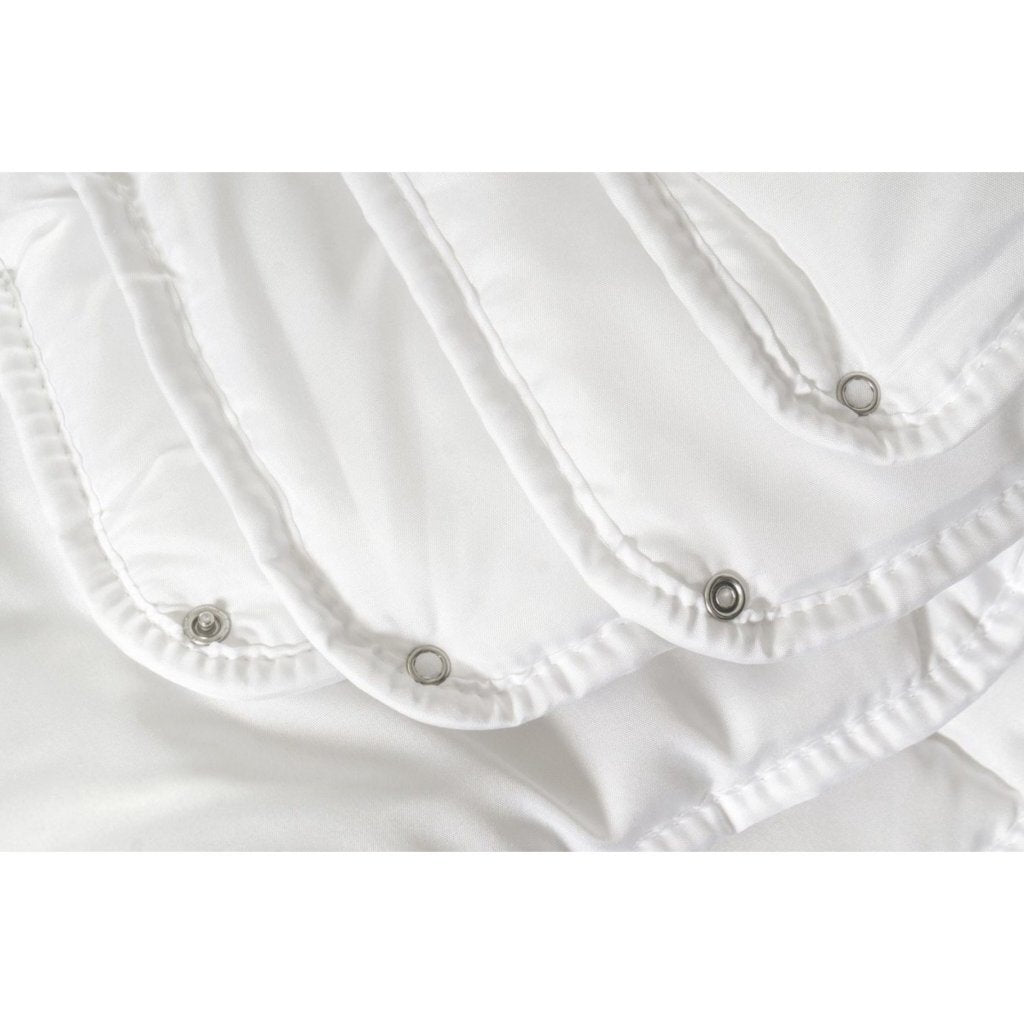 Zehn Cate Ten Cate Luxus 4-Jahreszeiten Duvet 200x200 cm mit Pressebutter weiß