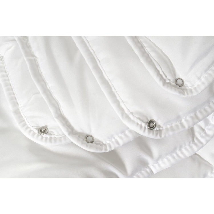 Zehn Cate Ten Cate Luxus 4-Jahreszeiten Duvet 200x200 cm mit Pressebutter weiß