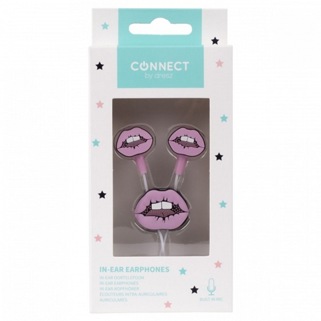 Kangaro Kangaro K-58191005 Dresz In-Ear-Ohrstöpsel Lippen rosa
