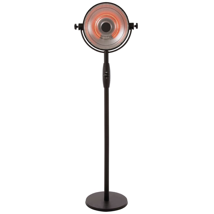 Gezündetes, stehende Terrassenheizung Retro Sphere 2100 W Halogenschwarz RSS16