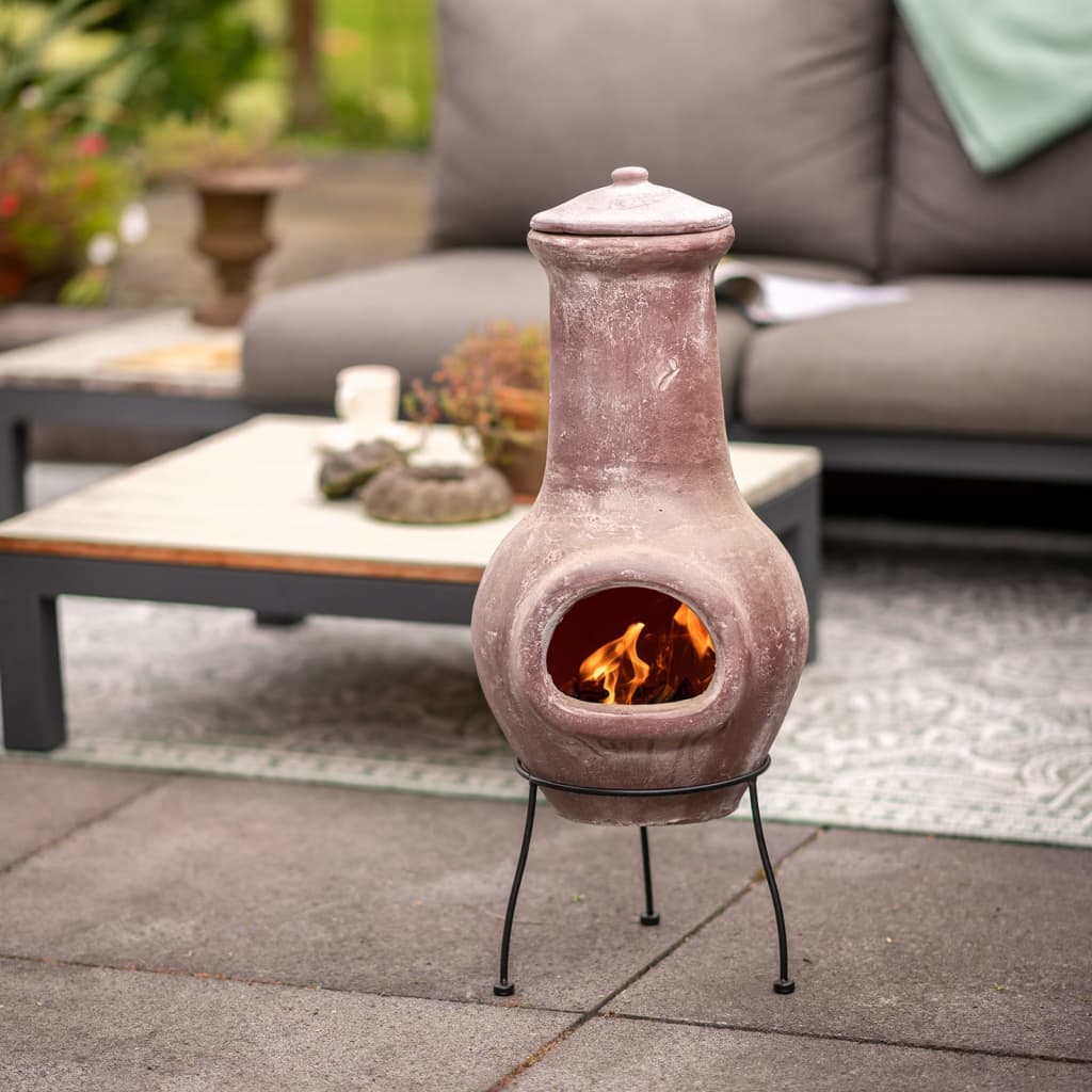 Redfire Redfire Kamin Salamanca 36x36x85 cm Ton dunkelrot