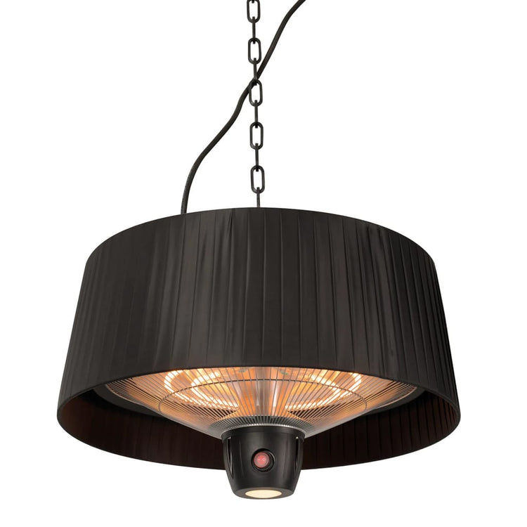 Gespannte Gespenge Terrassenheizung Artix Compact 1500 W Halogen Schwarze Artix C-HB