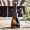 Redfire Redfire Kamin Kingston 43x120 cm Stahlmattschwarz