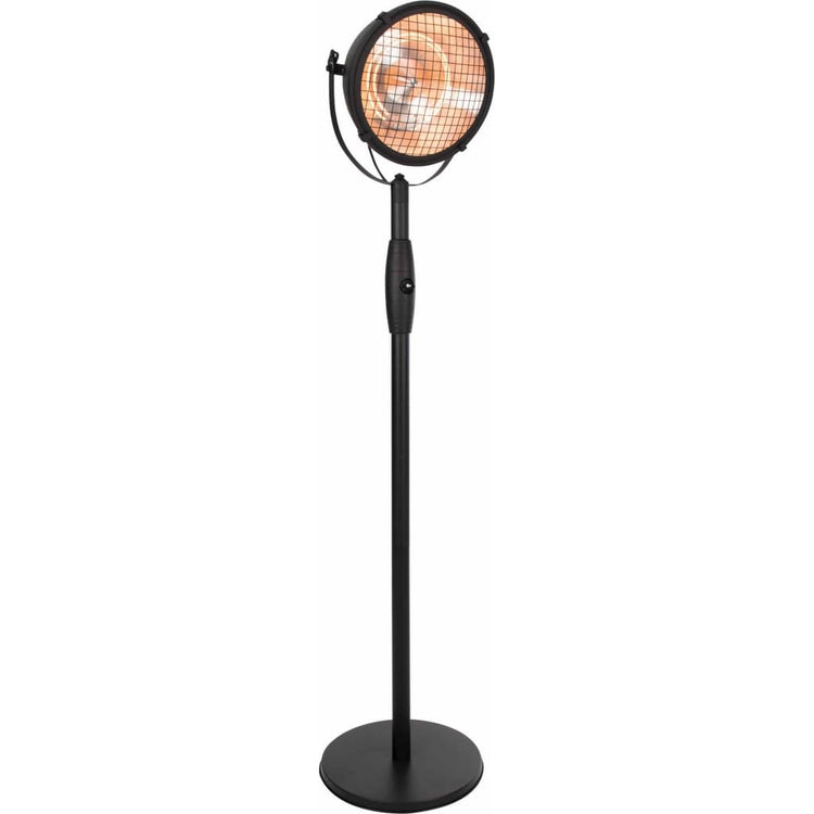 Gefangene Terrassenheizung in Indus 2100 W Halogen schwarz