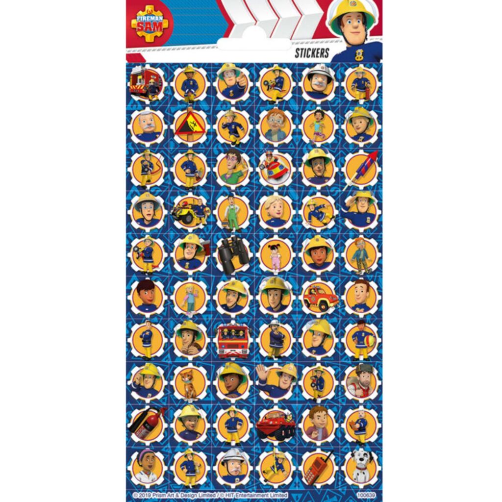 Feuerwehrmann Sam Stickervel Fireman Sam