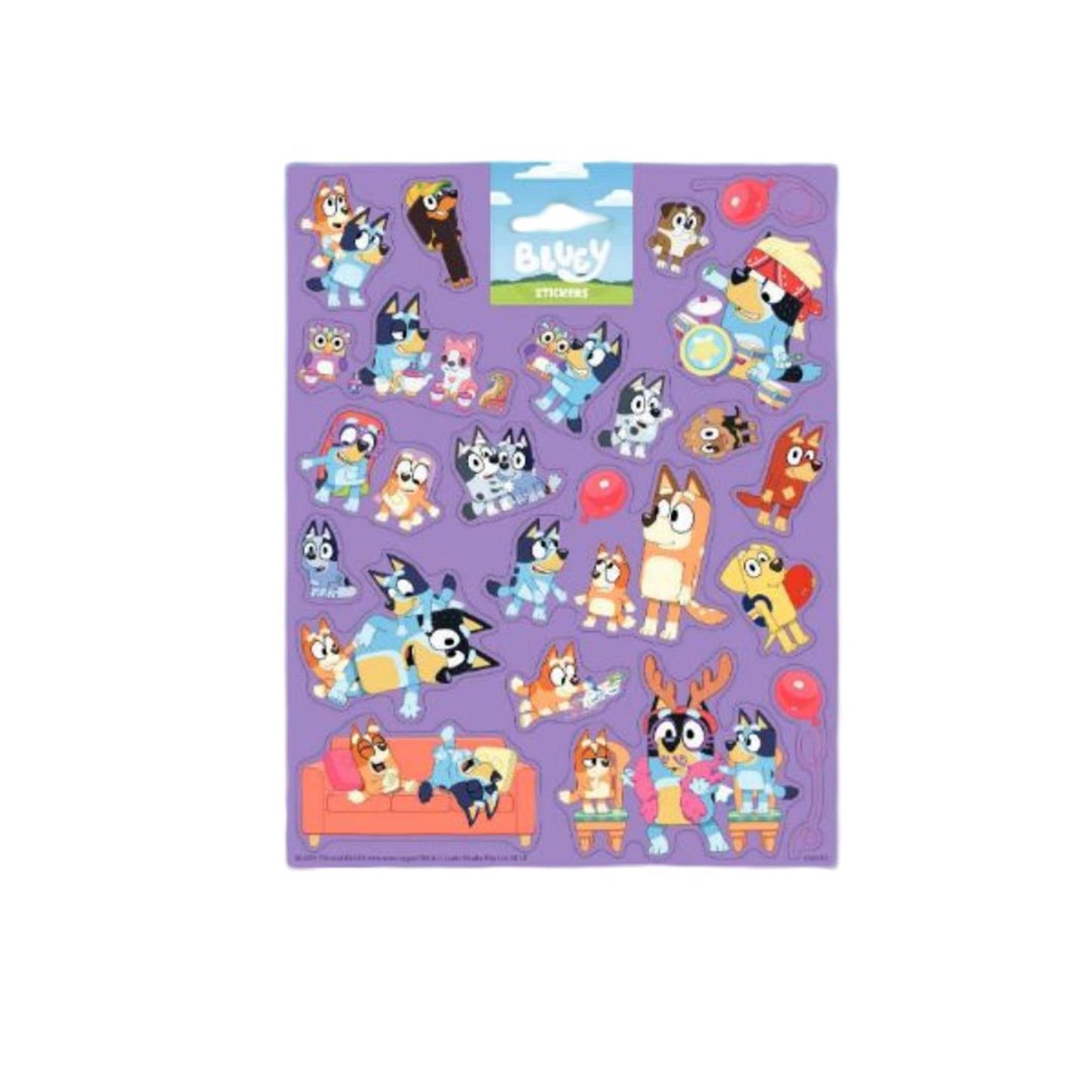 Totum Stickervel Groot Bluey