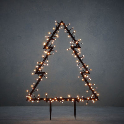 Andere Marken Luca Lighting Garden Decoration Led Tree 175 LEDs 53x1x75 cm warmes weißes Schwarz