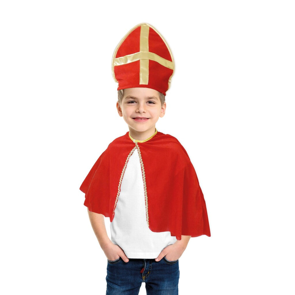 Sinterklaas Sinterklaas Cape und rot-Gold