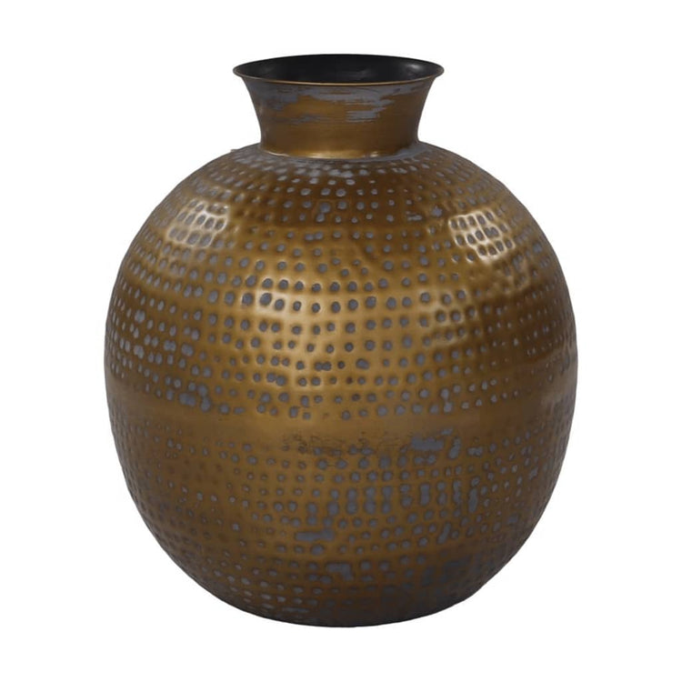 HSM -Kollektion HSM Collection Vase Padua Groot 40x45 cm Gold und Grau