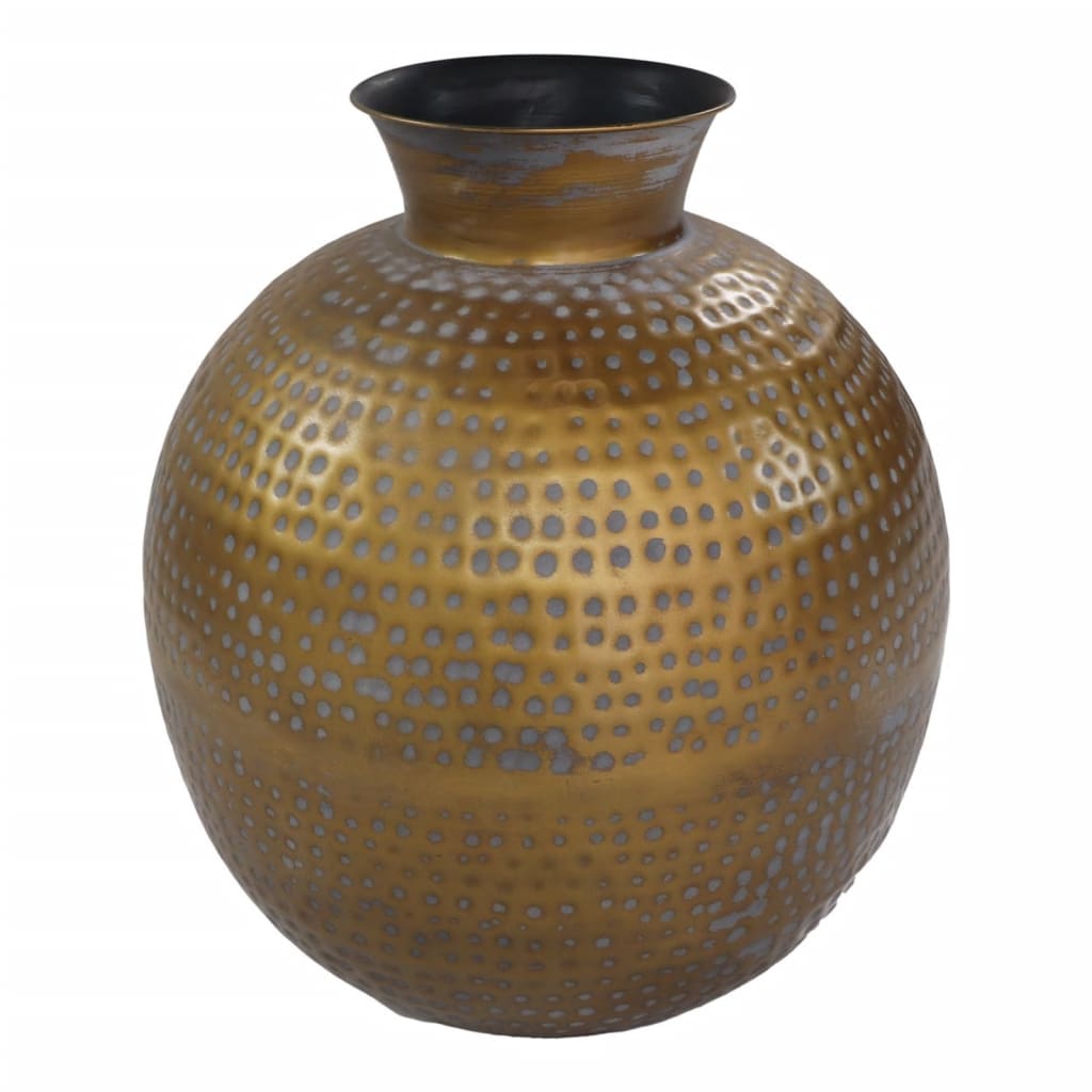 HSM -Kollektion HSM Collection Vase Padua Groot 40x45 cm Gold und Grau