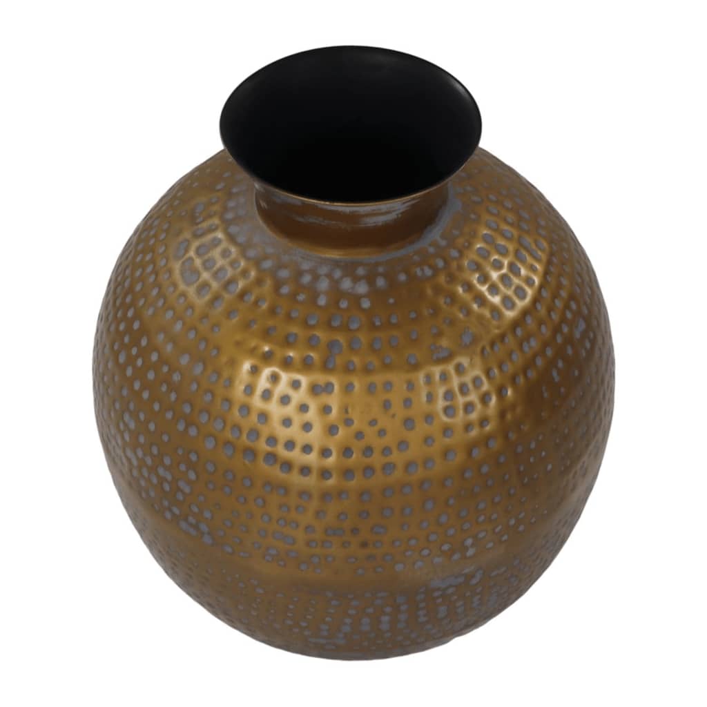 HSM -Kollektion HSM Collection Vase Padua Groot 40x45 cm Gold und Grau