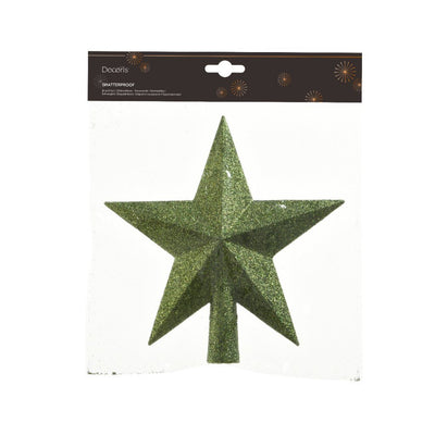 Kaemingk Peak Polystyrol glitzernd, 4,2 cm x 19 cm x 19 cm hoch | 6 Stück