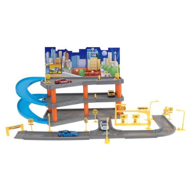 Tender Toy Tender Toys Toy Set mit 4 Autos 62x31x33 cm grau und blau