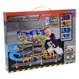 Tender Toy Tender Toys Toy Set mit 4 Autos 62x31x33 cm grau und blau - afbeelding 3