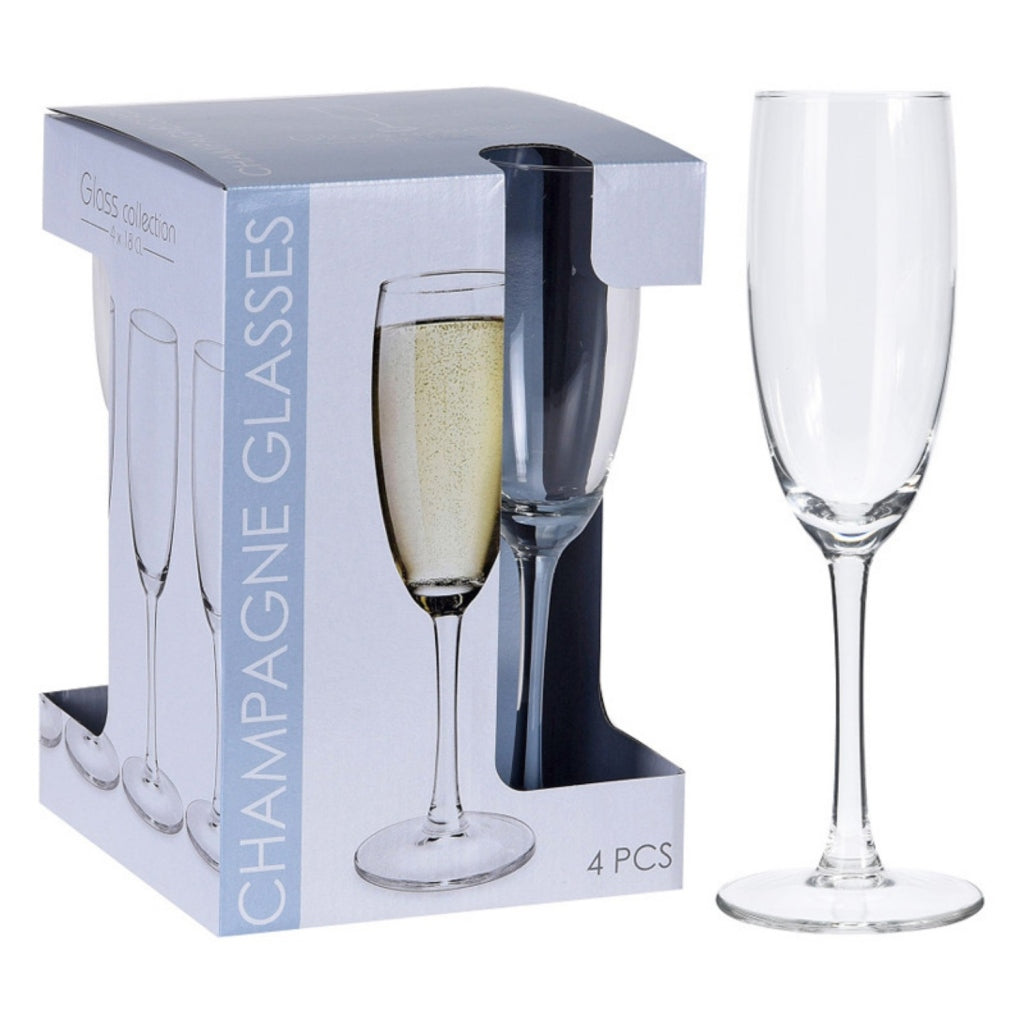 Verschiedenes Champagnerglas -Set 4 Stücke