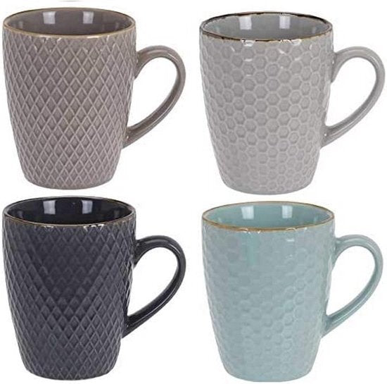Andere Brands Cup -Keramik -Set von vier