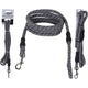 Grundlegende Haustiere Schwarz -Weiß -Kollektion Hundegürtel 130 cm Schwarz Weiß