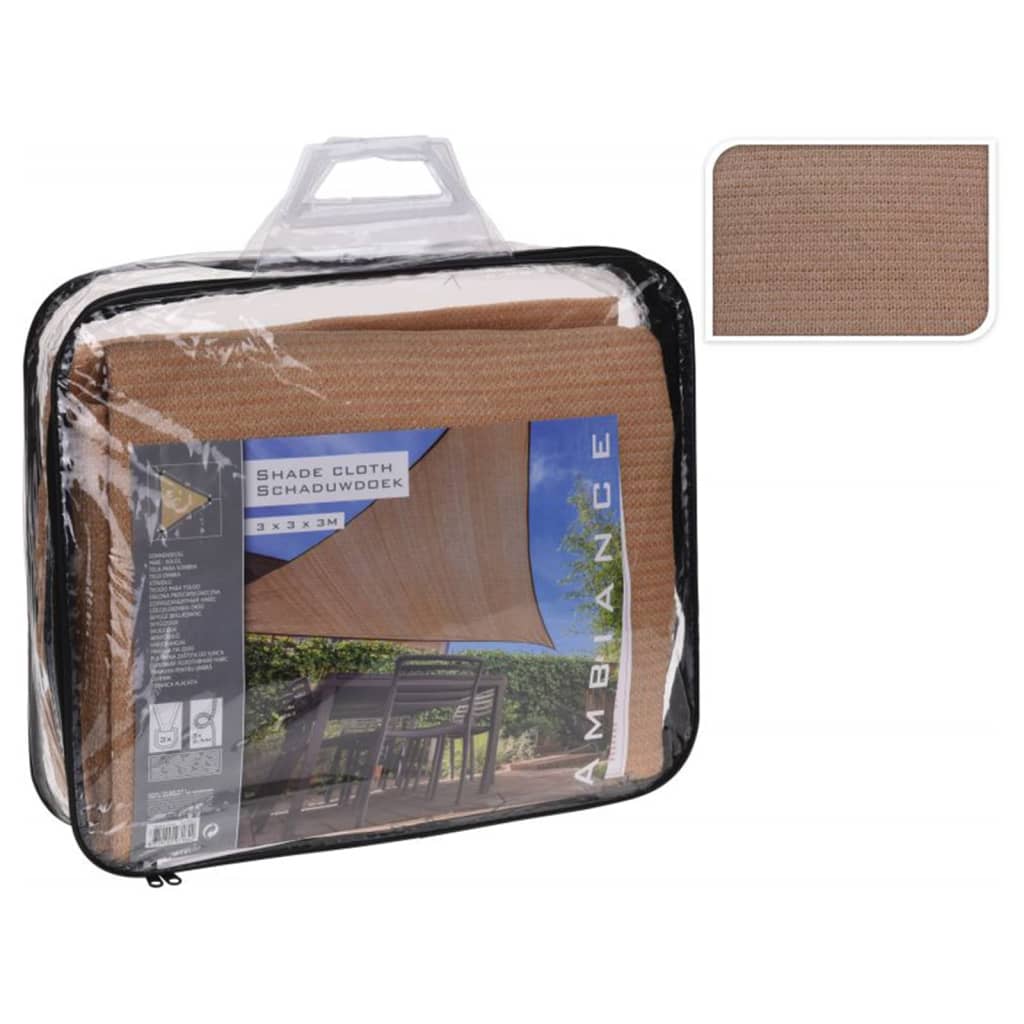 Prograrden Prograrden Shade Tuch dreieckiger 3x3x3m Sand -Colored