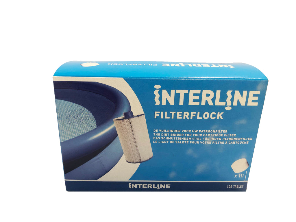 Interhiva FilterFlock Tablet für Patronenfilter