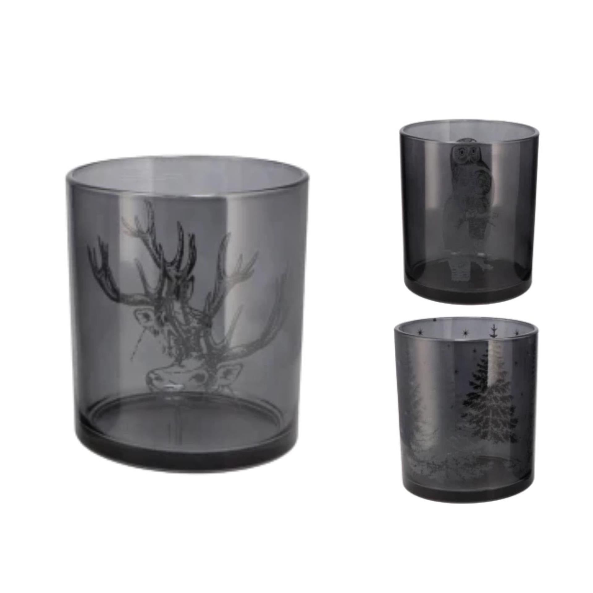 Teelichthalter Jolly Glas 7x7x8cm