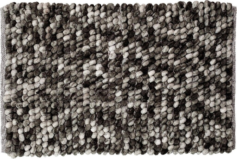 Dichtungslederdichtung Vintage Bathhmat 50 x 80 cm Polyester dunkelgrau