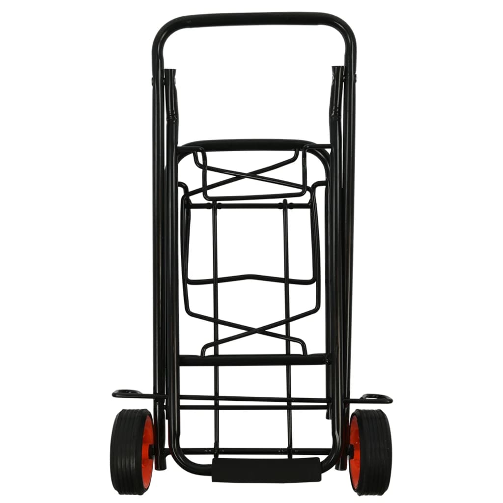 Proplus Faltbares Gepäckwagen 30 kg Stahlschwarz