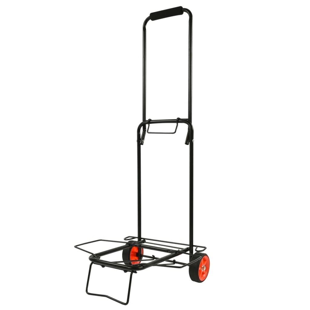 Proplus Faltbares Gepäckwagen 30 kg Stahlschwarz