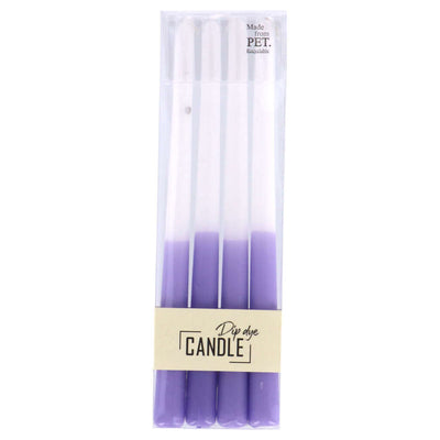 Andere Marken Dip Dye Candle Wax Lilac 30,5x2,2 cm 4 Stücke