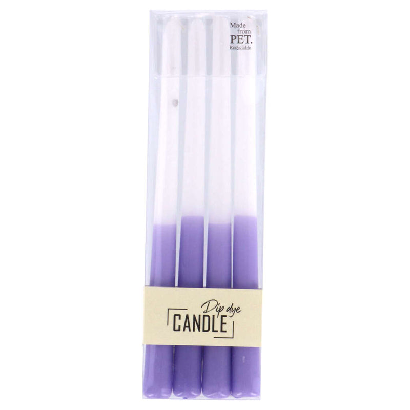 Andere Marken Dip Dye Candle Wax Lilac 30,5x2,2 cm 4 Stücke