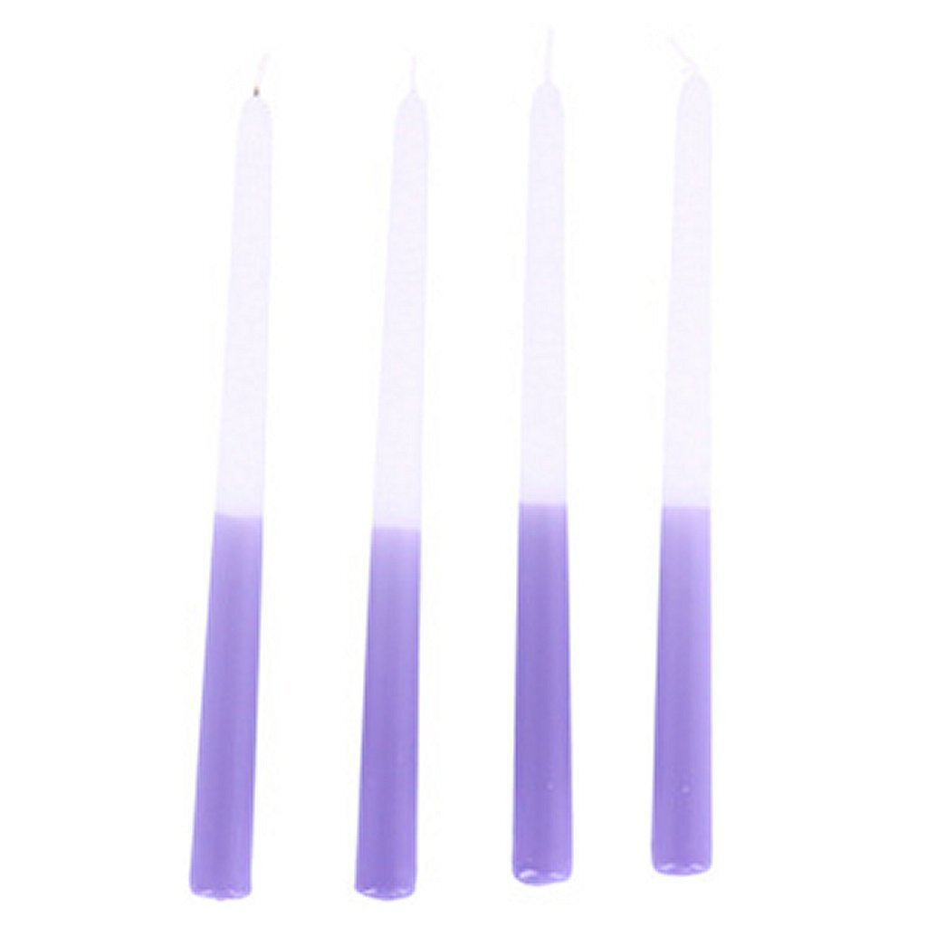 Andere Marken Dip Dye Candle Wax Lilac 30,5x2,2 cm 4 Stücke