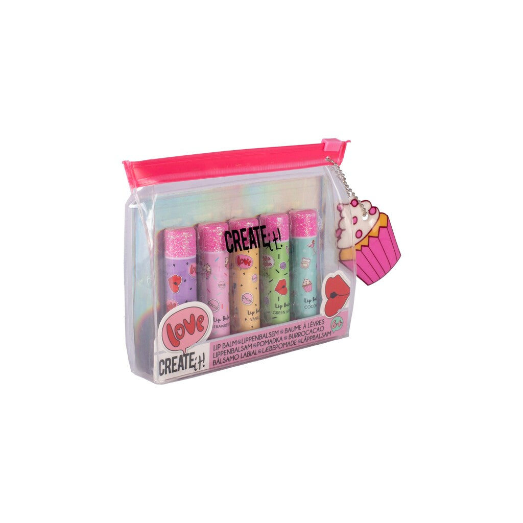 Erstelle es! Beauty Lippenbalsam in Tasche, 5..