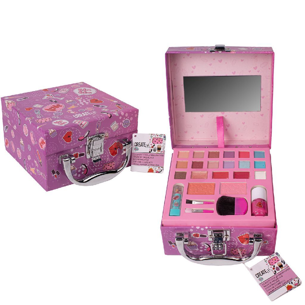 Erstellen Sie es! Schönheits -Make -up -Koffer, 24dlg.