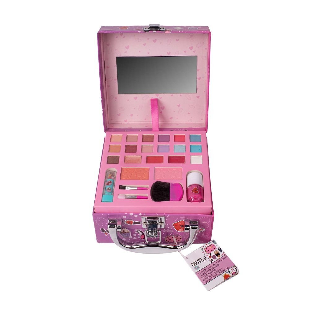 Erstellen Sie es! Schönheits -Make -up -Koffer, 24dlg.