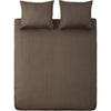 Zehn Cate Cotton Satin Single Duvet Cover Stripe 140x200 220 cm hellgrau